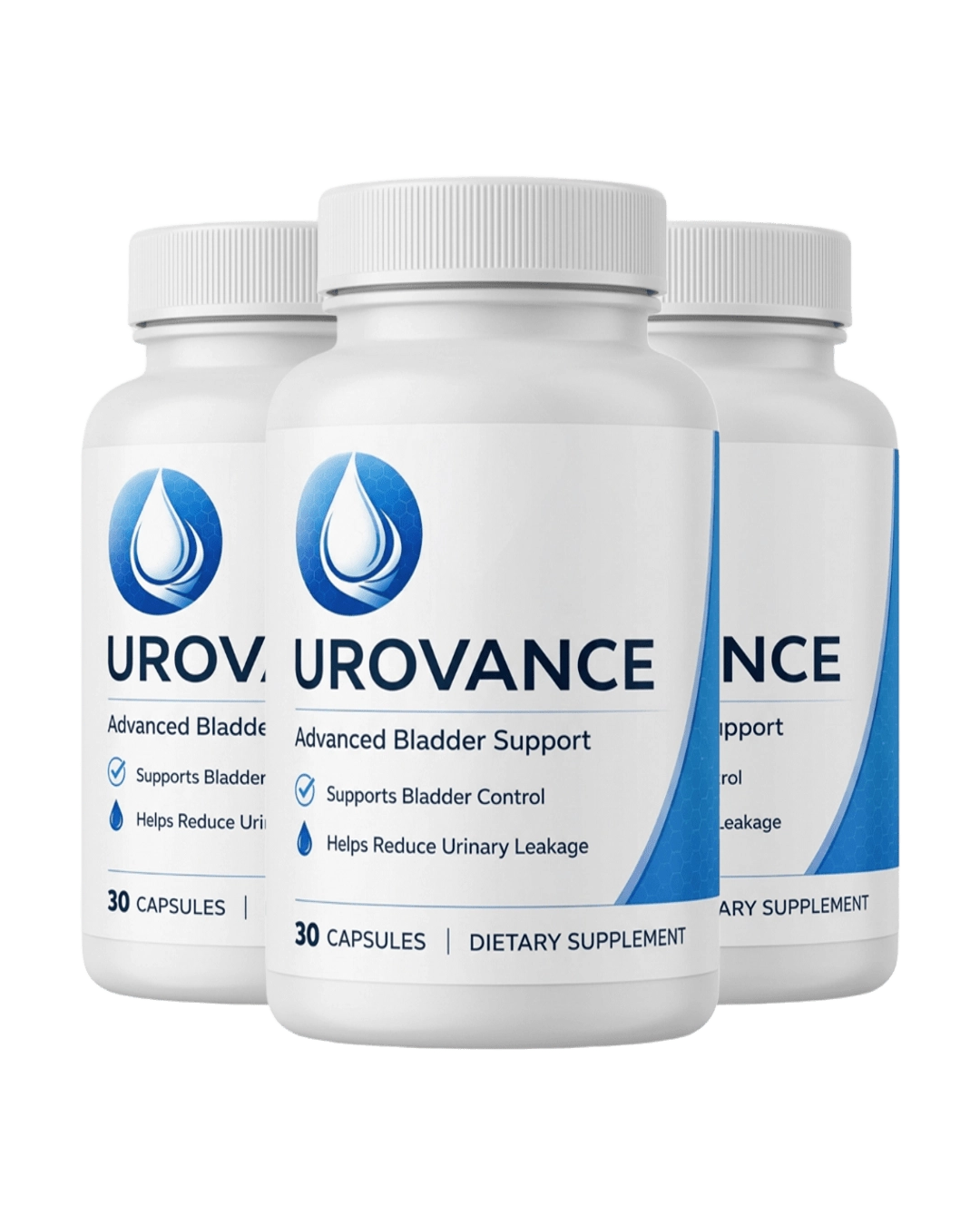 Urovance 3-bottle supply for daily bladder and prostate support